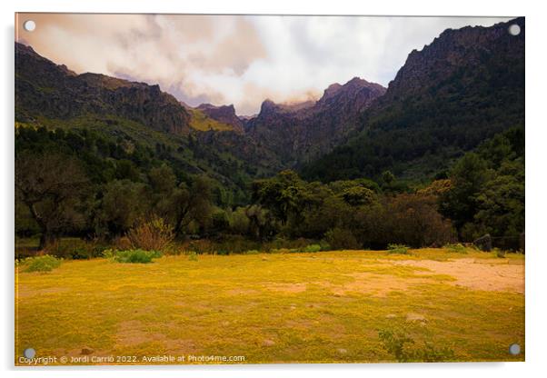 Majestic Tramontana Mountains - CR2205-7586-ABS Acrylic by Jordi Carrio