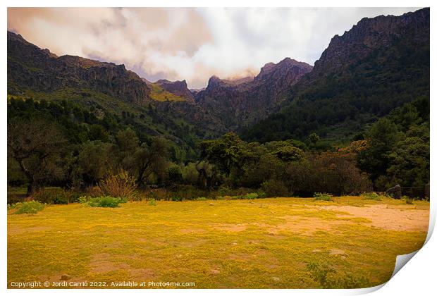 Majestic Tramontana Mountains - CR2205-7586-ABS Print by Jordi Carrio