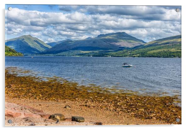 Majestic Loch Fyne Acrylic by Rodney Hutchinson