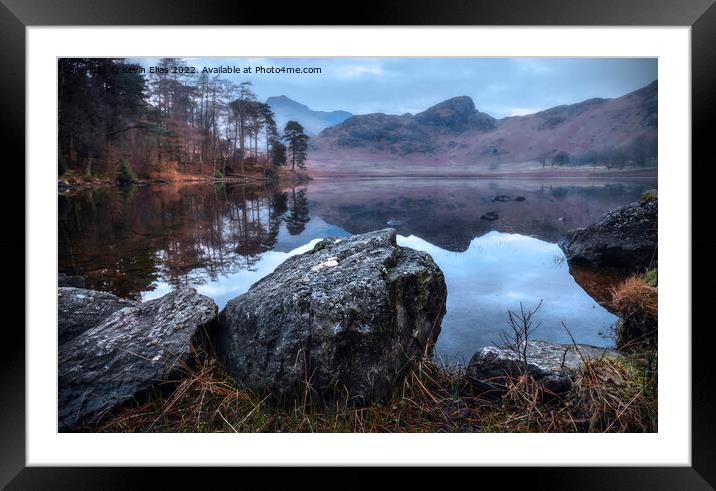 Lake District Tarn Framed Mounted Print by Kevin Elias