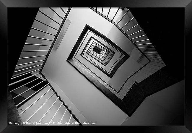 Stairs Framed Print by Daniel Enemark