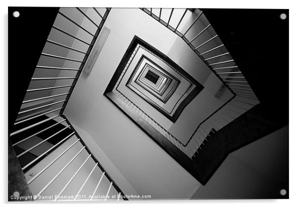 Stairs Acrylic by Daniel Enemark