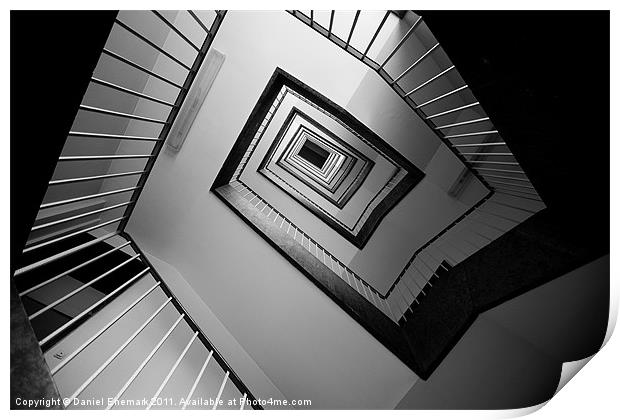 Stairs Print by Daniel Enemark