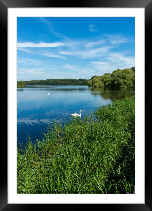 Staunton Harold Reservoir Framed Mounted Print by Photimageon UK