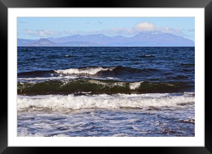 Ayrshire coastal scene at Dunure Framed Mounted Print by Allan Durward Photography