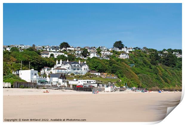 carbis bay st ives cornwall Print by Kevin Britland