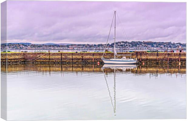 Tayport Yacht  Canvas Print by Valerie Paterson