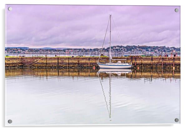 Tayport Yacht  Acrylic by Valerie Paterson