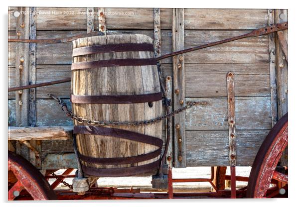 Wagon Barrel Acrylic by David Hare