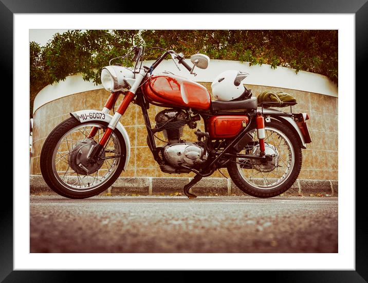 Ducati 250 Framed Mounted Print by Phil Crean
