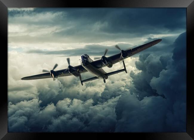 Soaring Through the Storm Framed Print by Stephen Ward