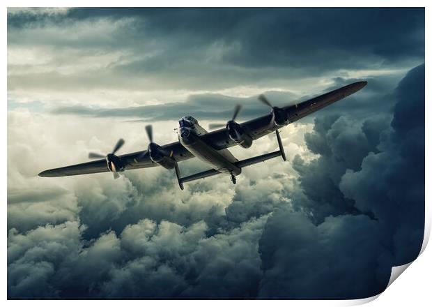 Soaring Through the Storm Print by Stephen Ward
