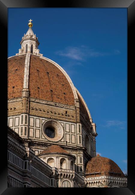 Duomo, of the cathedral of Santa Maria del Fiore in Florence,  Framed Print by Phil Crean