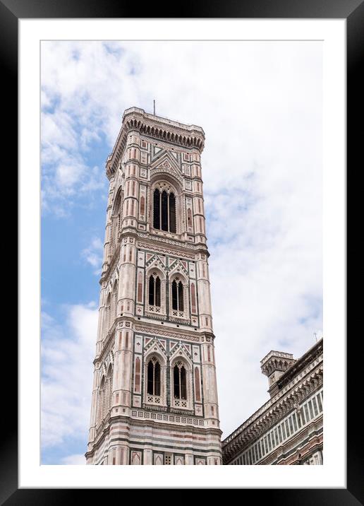 Giotto's Campanile Florence Framed Mounted Print by Phil Crean