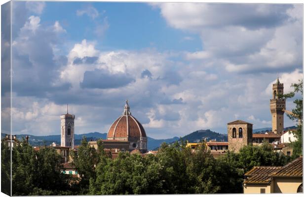 Florence skyline, Italy Canvas Print by Phil Crean