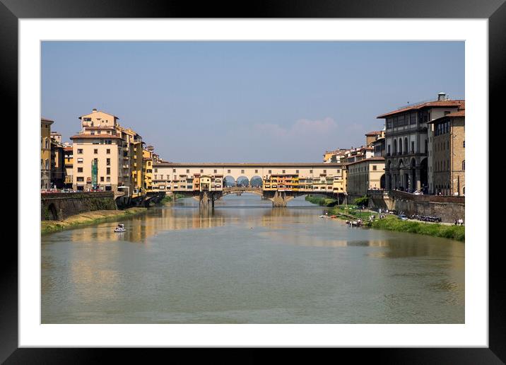Ponte Vecchio Florence Italy Framed Mounted Print by Phil Crean