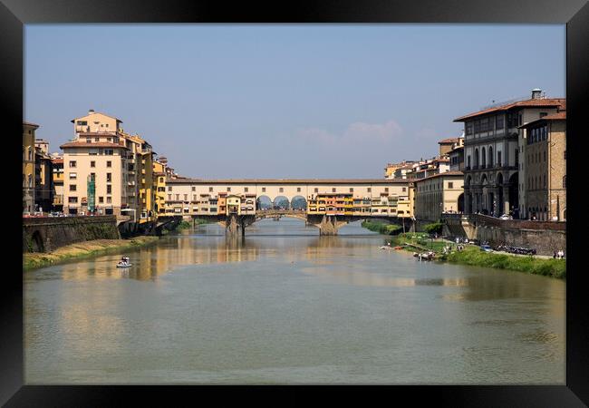 Ponte Vecchio Florence Italy Framed Print by Phil Crean