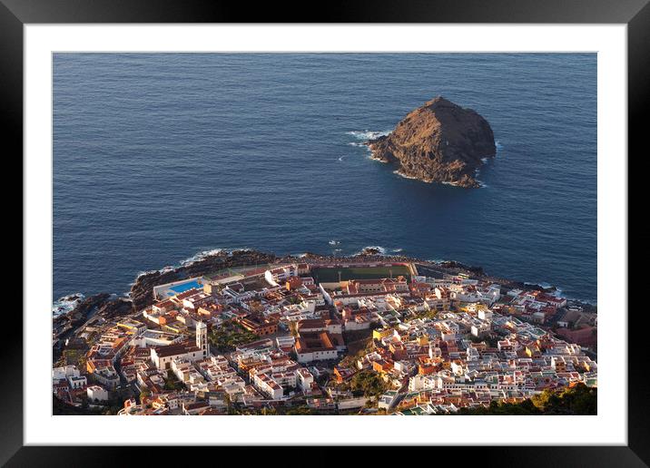Rock of Garachico Tenerife Framed Mounted Print by Phil Crean