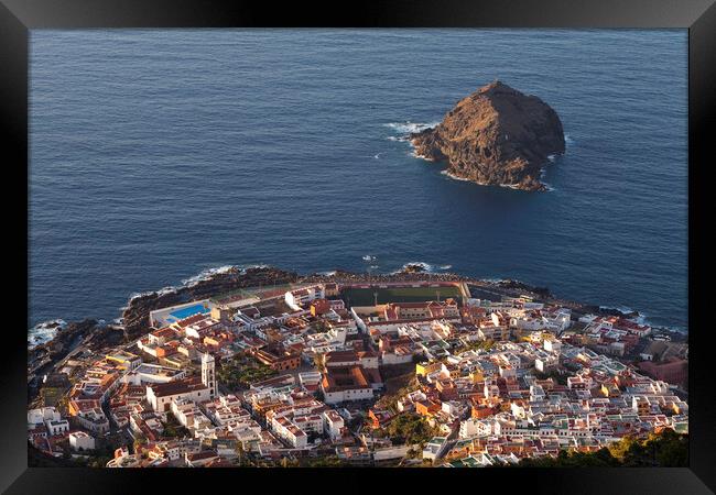 Rock of Garachico Tenerife Framed Print by Phil Crean