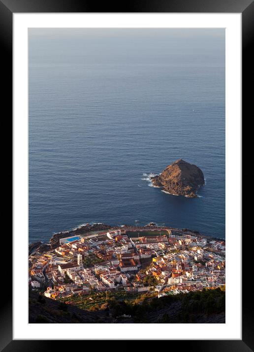 Rock of Garachico Tenerife Framed Mounted Print by Phil Crean