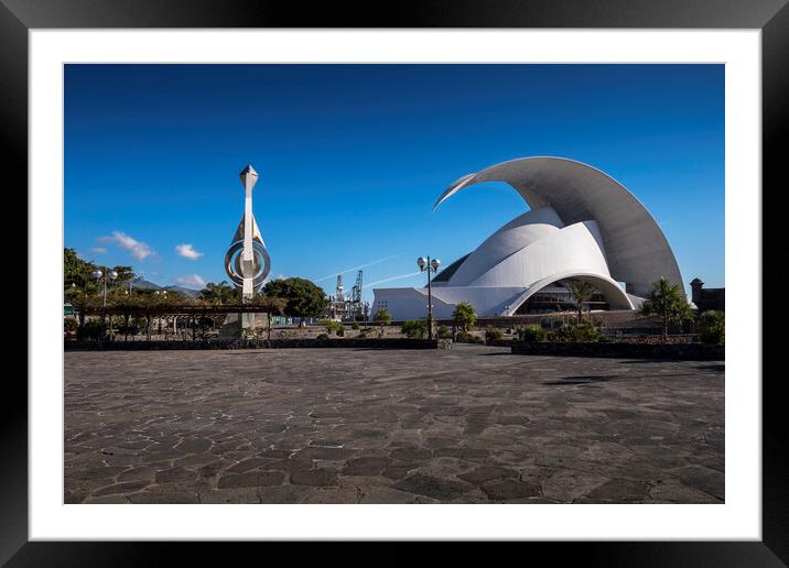 Auditorium Santa Cruz Tenerife Framed Mounted Print by Phil Crean