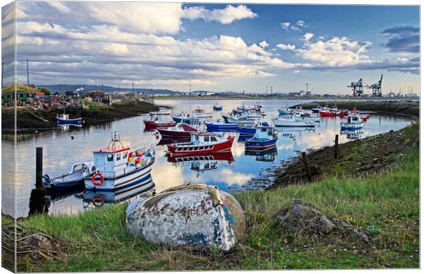 Paddy's Hole South Gare Canvas Print by Martyn Arnold