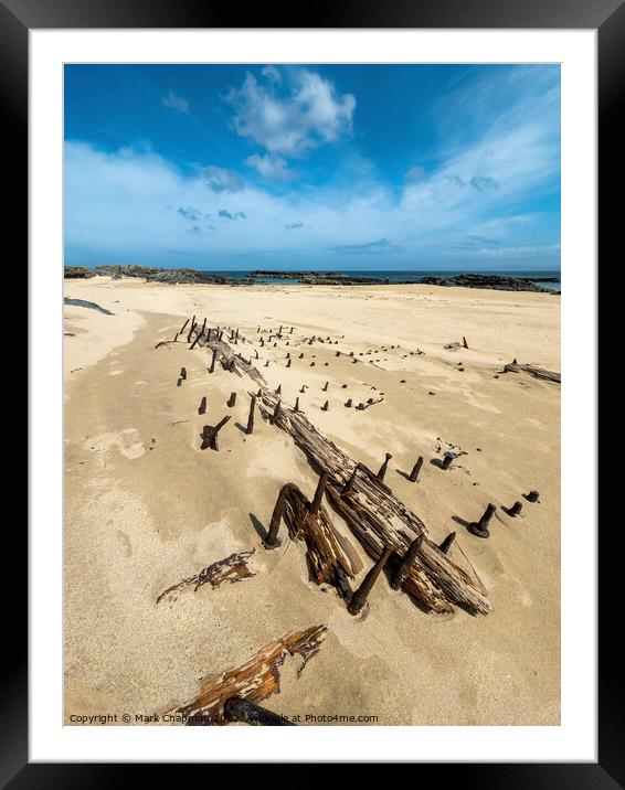 Shipwreck on Balnahard Beach, Isle of Colonsay  Framed Mounted Print by Photimageon UK