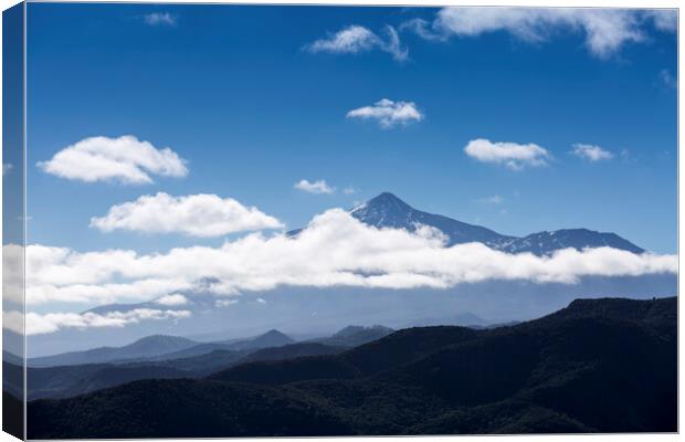 Mount Teide clouds Canvas Print by Phil Crean