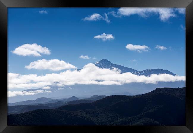 Mount Teide clouds Framed Print by Phil Crean