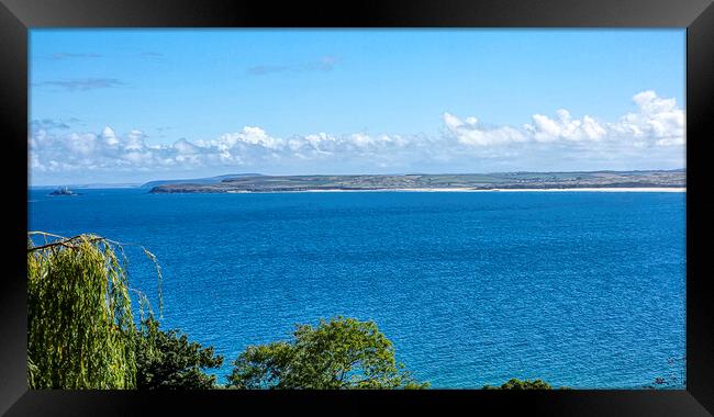 st.ives bay Framed Print by keith sutton