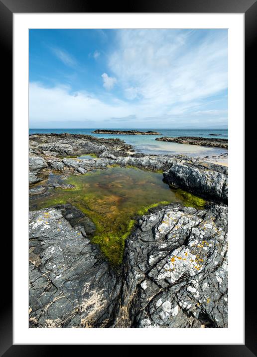 Rock pool, Balnahard, Isle of Colonsay  Framed Mounted Print by Photimageon UK