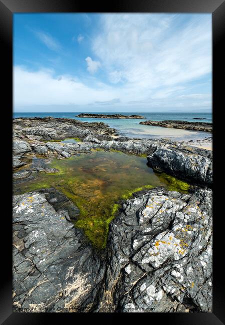 Rock pool, Balnahard, Isle of Colonsay  Framed Print by Photimageon UK