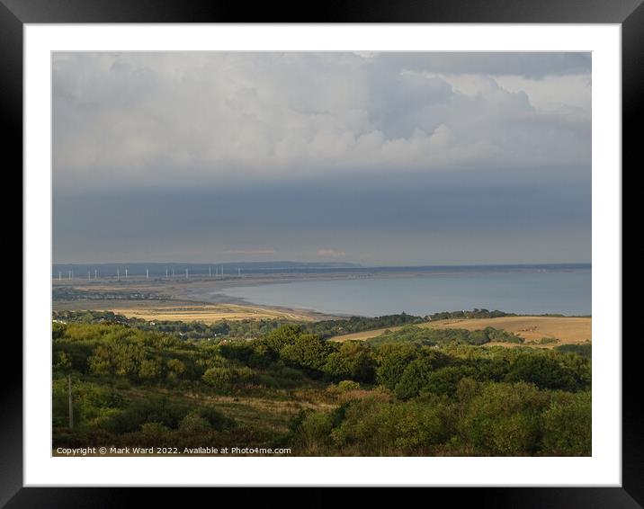The Sussex and Kent Coast. Framed Mounted Print by Mark Ward