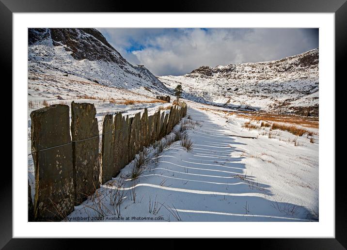 Cwmorthin walk to slate quarry Snowdonia National Park Framed Mounted Print by Jenny Hibbert