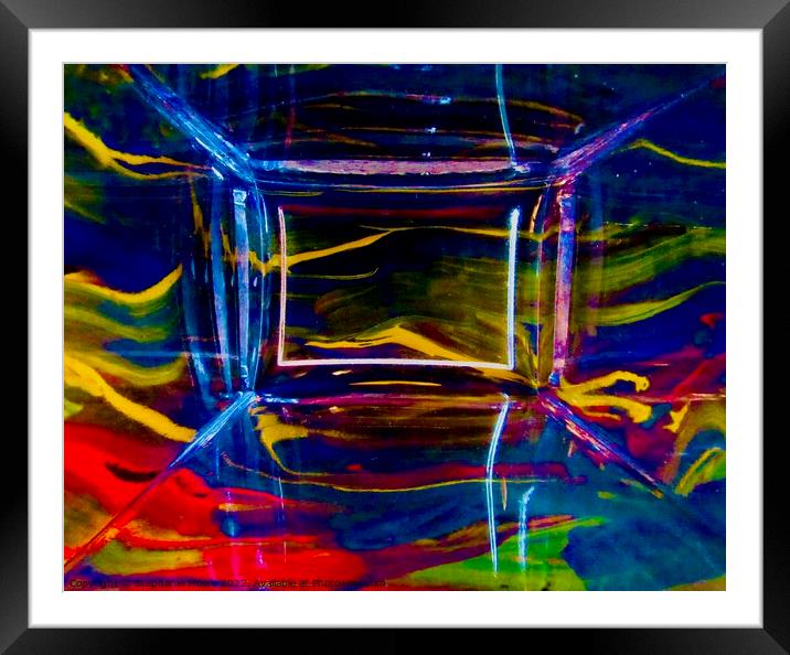 Abstract 360  Framed Mounted Print by Stephanie Moore