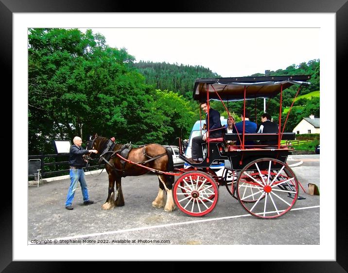 Horse and Cart Framed Mounted Print by Stephanie Moore