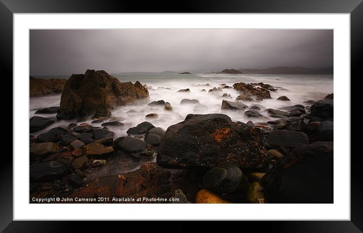 Stormy weather. Framed Mounted Print by John Cameron