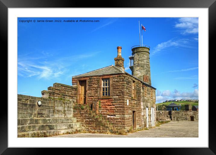 Old Quay Whitehaven Framed Mounted Print by Jamie Green