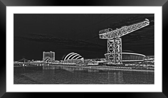 Glasgow Clydeside (abstract) Framed Mounted Print by Allan Durward Photography