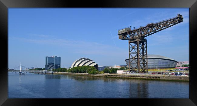 Glasgow, down by the river Framed Print by Allan Durward Photography
