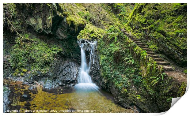 Enchanting Cascading Waterfall Print by RJW Images