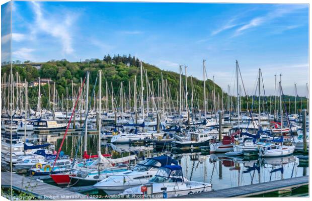 Inverkip Marina Canvas Print by RJW Images