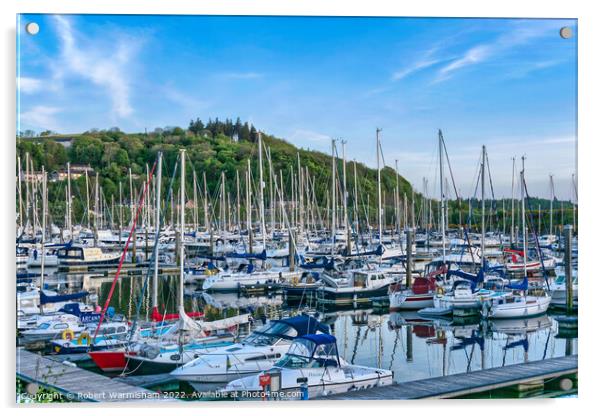 Inverkip Marina Acrylic by RJW Images