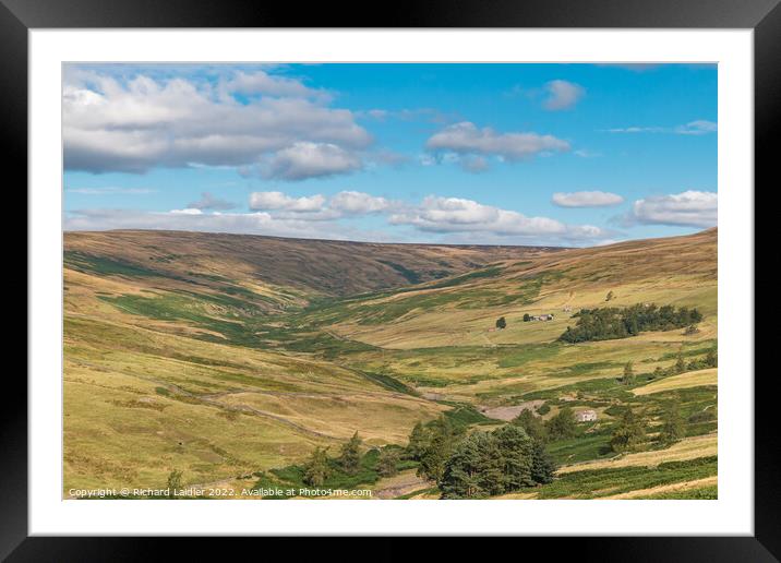 The Hudes Hope, Teesdale in late summer (1) Framed Mounted Print by Richard Laidler