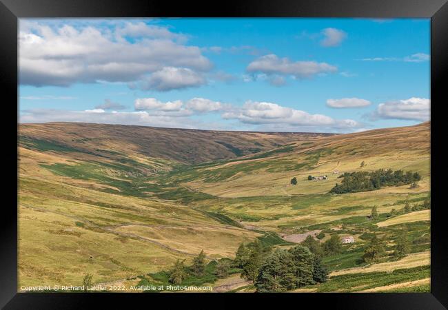 The Hudes Hope, Teesdale in late summer (1) Framed Print by Richard Laidler