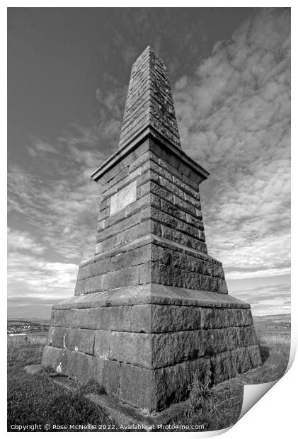 Sir John Ferguson Monument Print by Ross McNeillie