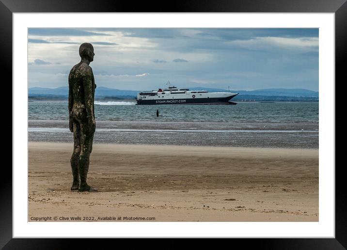 Boat watching Framed Mounted Print by Clive Wells