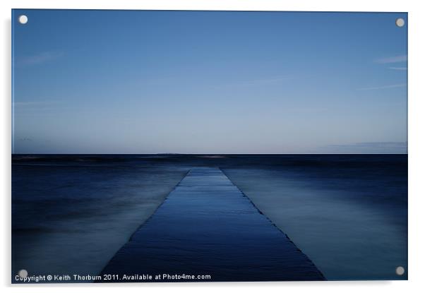 Sea Pool Walkway Acrylic by Keith Thorburn EFIAP/b