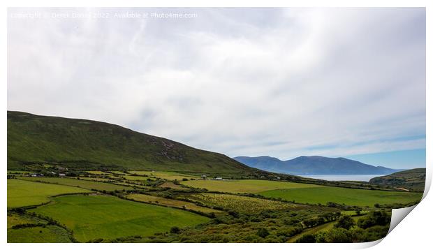 Irish Landscape, Dingle peninsula, Ireland Print by Derek Daniel