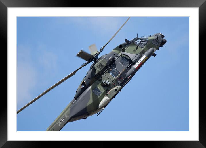 German Army NH90 TTH Framed Mounted Print by J Biggadike
